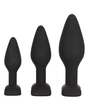 CalExotics Anal Toys Silicone Anal Exerciser Kit - Black - Image 4