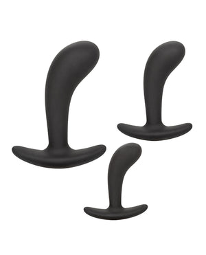 CalExotics Anal Toys Silicone Anal Training Prostate Kit - Black