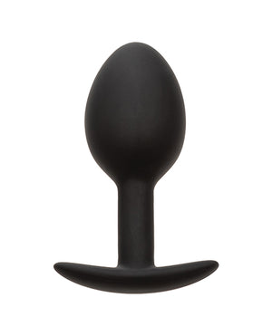 CalExotics Anal Toys Weighted Silicone Anal Plug - Black - Image 2