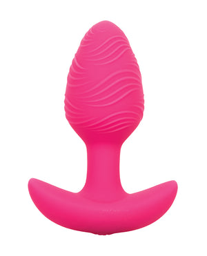 Cheeky Cheeky Glow in the Dark Vibrating Butt Plug - Pink - Image 2