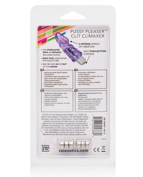 California Exotic Bullets Pussy Pleaser Clit Climaxer - Purple - Image 2