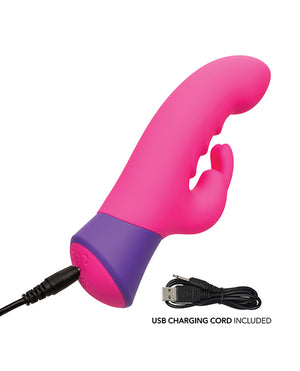 Rave Rave Bunny Dual Massager - Pink/Purple - Image 4