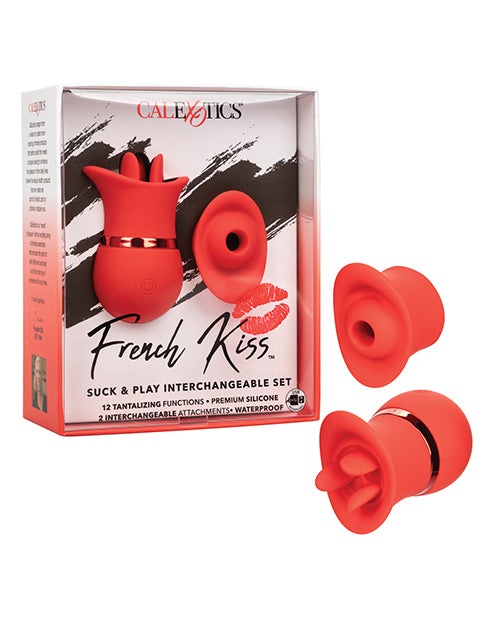 French Kiss French Kiss Suck &amp; Play Interchangeable Set - Red
