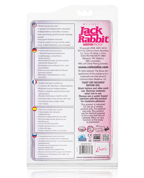 Jack Rabbit Jack Rabbit My First Waterproof - Pink