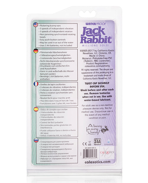 Jack Rabbit Jack Rabbit w/Floating Beads Waterproof - Purple - Image 2