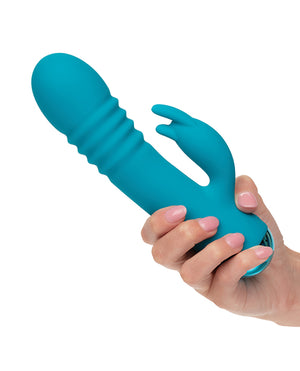 Thicc Thicc Chubby Thrusting Tickler - Aqua - Image 4