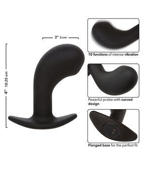 Rock Bottom Rock Bottom Curved Prostate Probe - Black - Image 3