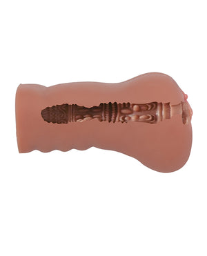 Stroke It Stroke It Liquid Silicone Juicy Pussy - Brown - Image 5