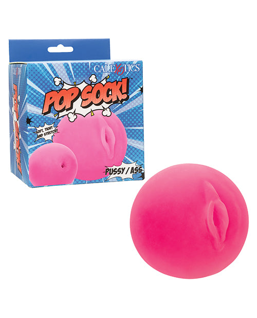 Pop Sock Pop Sock! Pussy &amp; Ass Ball Masturbator - Pink