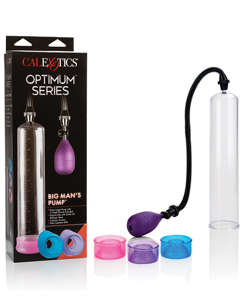 Optimum Series Big Man's Pump 12" w/3 Sized Sleeves - Clear