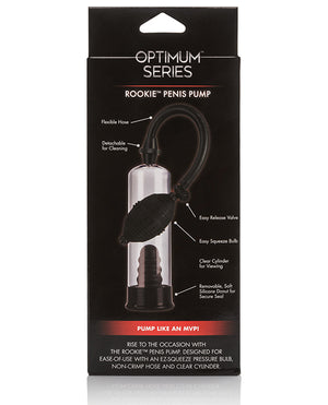 Optimum Series Rookie Penis Pump - Clear - Image 3