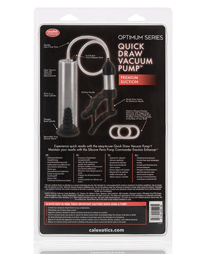 Optimum Series Quick Draw Vacuum Pump - Clear