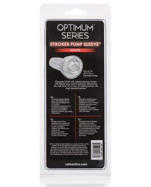Optimum Series Optimum Series Stroker Pump Sleeve - Mouth Clear - Image 2