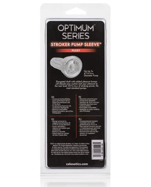 Optimum Series Optimum Series Stroker Pump Sleeve - Pussy Clear - Image 3