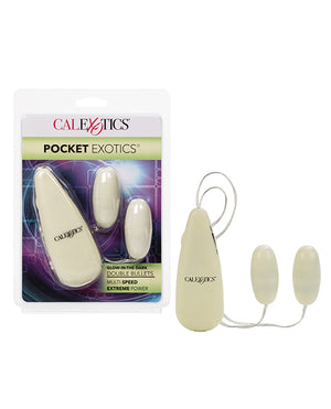 Pocket Exotics Pocket Exotics Glow In The Dark Double Bullets - Image 5