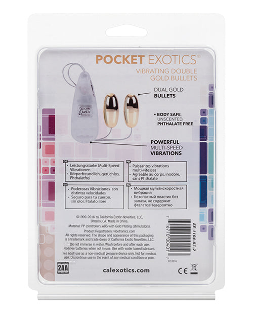 Pocket Exotics Pocket Exotics Double Gold Bullets - Image 2