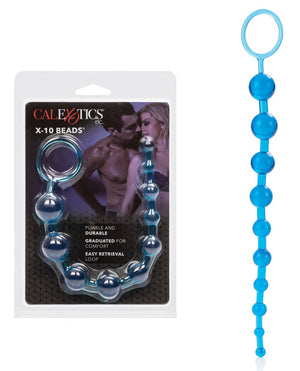 Pleasure Beads X-10 Beads - Blue - Image 3