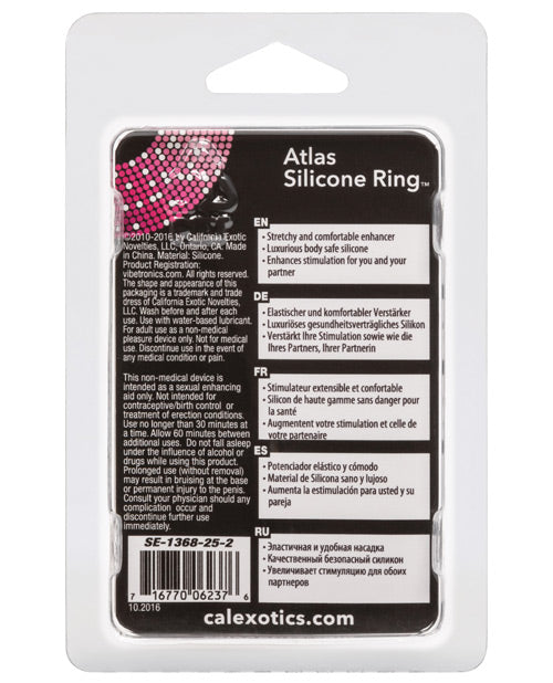 Rings! Adonis Atlas Silicone Ring - Black