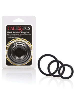 Rings! Rubber Ring Set - Black
