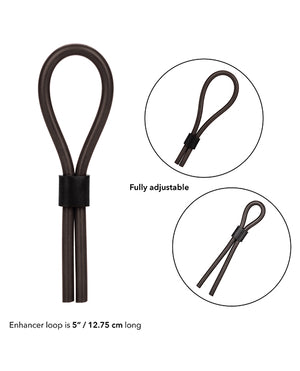 Rings! Silicone Stud Lasso - Black - Image 4