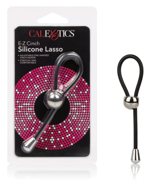 Rings! E-Z Cinch Silicone Lasso - Black
