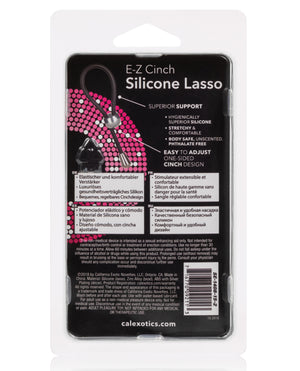 Rings! E-Z Cinch Silicone Lasso - Black - Image 2