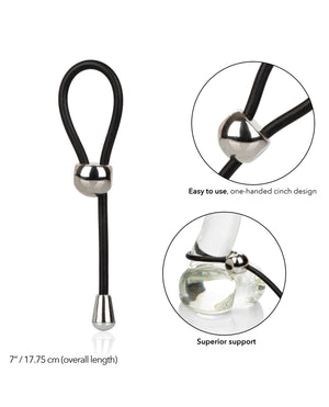 Rings! E-Z Cinch Silicone Lasso - Black - Image 4