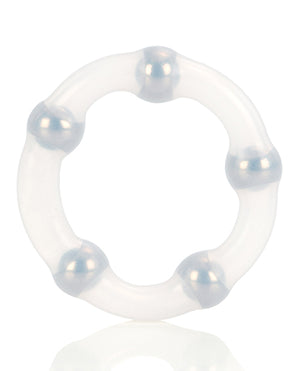 Rings! Metallic Bead Ring - Clear - Image 3
