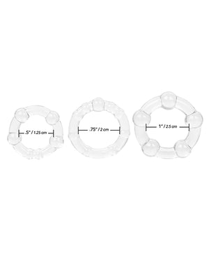 Rings! Silicone Island Rings - Clear - Image 4