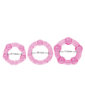 Rings! Silicone Island Rings - Pink - Image 4
