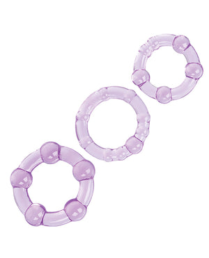 Rings! Silicone Island Rings - Purple - Image 4