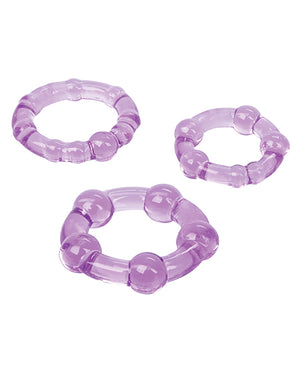 Rings! Silicone Island Rings - Purple - Image 3
