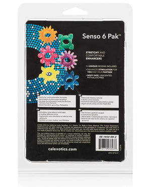 Rings! Senso 6 Pack Rings - Assorted Colors - Image 2