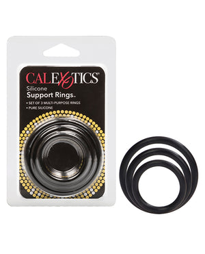 Rings! Silicone Support Rings - Black - Image 4