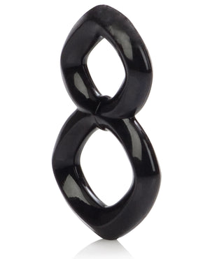 Rings! Crazy 8 Enhancer Double Cock Ring - Black - Image 4