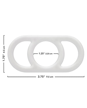 Alpha Liquid Silicone Alpha Liquid Silicone Commander Cock Ring - Natural - Image 3