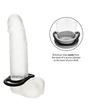 Alpha Liquid Silicone Alpha Liquid Silicone Commander Cock Ring - Black - Image 5