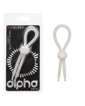 Alpha Liquid Silicone Alpha Liquid Silicone Lasso Cock Ring - Natural