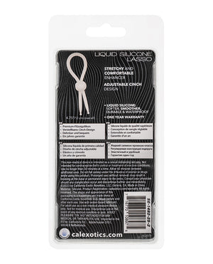 Alpha Liquid Silicone Alpha Liquid Silicone Lasso Cock Ring - Natural - Image 4