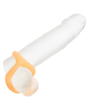 Alpha Liquid Silicone Alpha Liquid Silicone Glow in the Dark Teardrop Cock Ring - Image 5