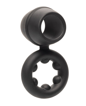 Alpha Alpha Liquid Silicone Dual Magnum Ring - Black - Image 3
