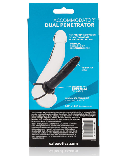 Extensions Accommodator Dual Penetrator - Black - Image 2