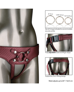 Her Royal Harness Her Royal Harness The Regal Empress - Red - Image 3
