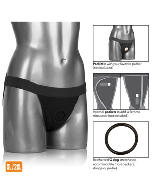 Packer Gear Packer Gear Jock Strap XL/2XL - Black - Image 5