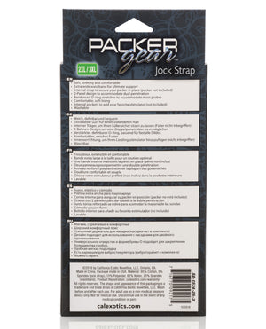 Packer Gear Packer Gear Jock Strap 2XL/3XL - Black