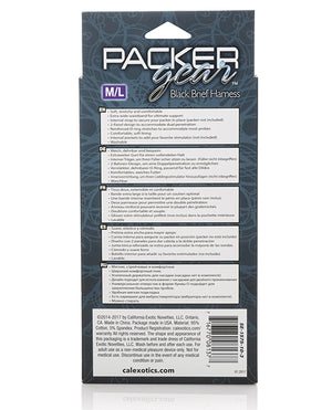 Packer Gear Packer Gear Brief Harness M/L - Black - Image 2