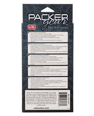 Packer Gear Packer Gear Brief Harness L/XL - Black - Image 4