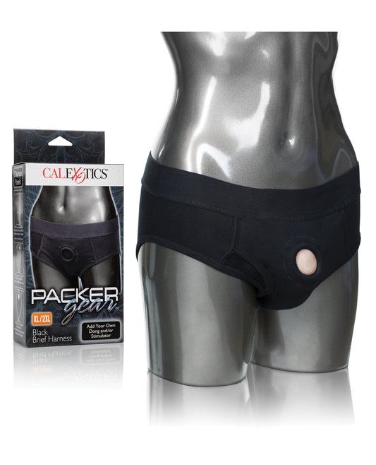 Packer Gear Packer Gear Brief Harness XL/2XL - Black - Image 2