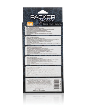 Packer Gear Packer Gear Brief Harness XL/2XL - Black - Image 3
