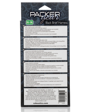 Packer Gear Packer Gear Brief Harness 2XL/3XL - Black - Image 4